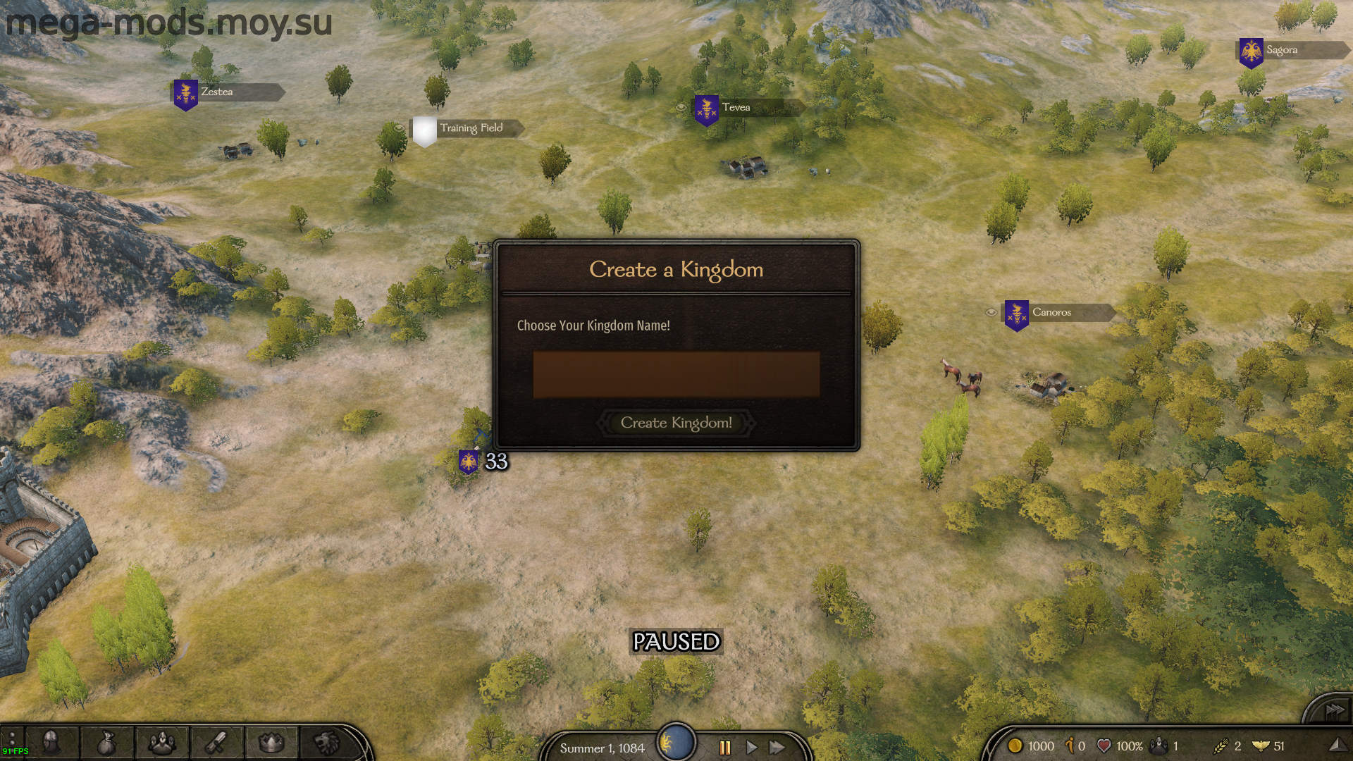 Mount & Blade 2: Bannerlord "Kingdom Creator - Создание королевства"